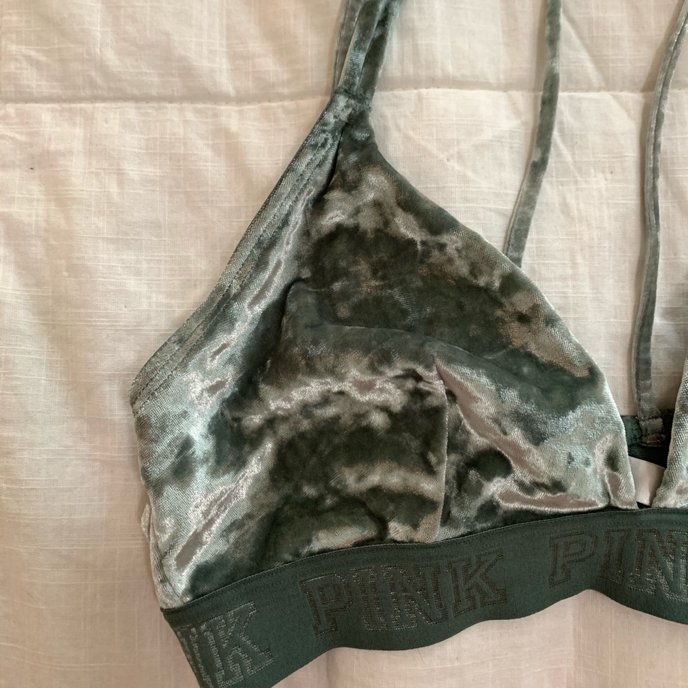 PINK Velvet Bralette